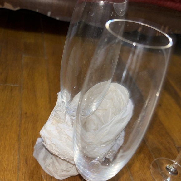 EUC 6 Lenox Champagne 2 used 4 with tags Party Flutes 8oz Tuscany Classics Coll - Picture 3 of 6